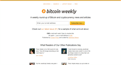 Desktop Screenshot of bitcoinweekly.com